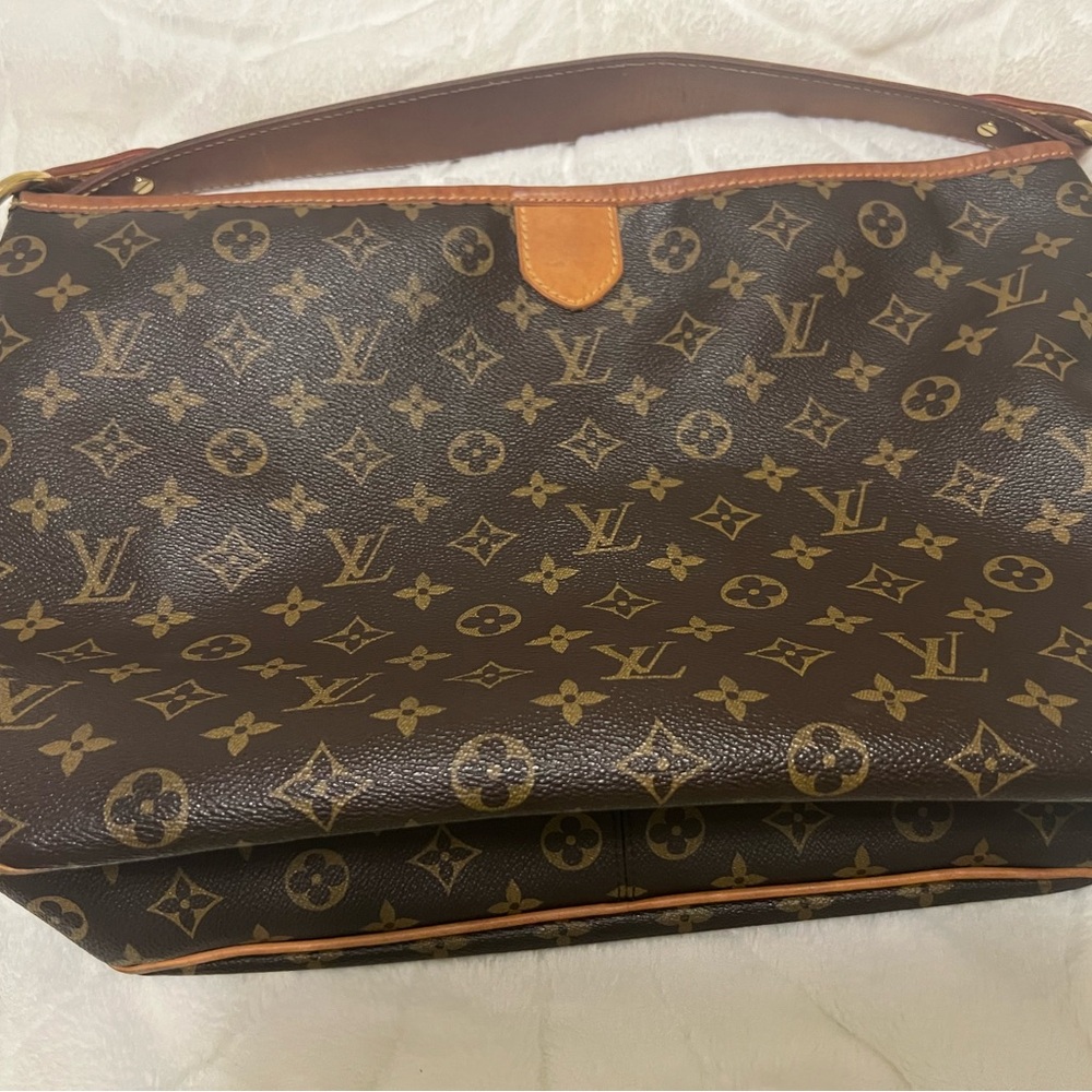 Louis Vuitton Brown Leather Detail Delightful PM